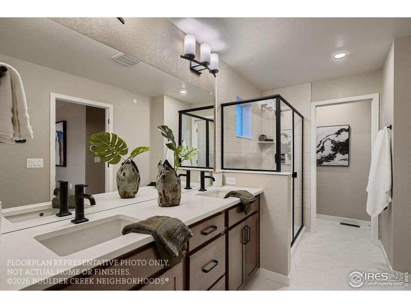 Furnished interior view inside a new home in Baseline, Broomfield (Image 46).