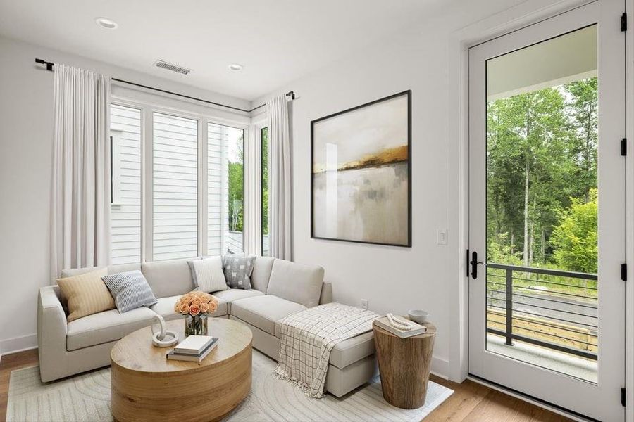 Furnished interior view inside a new home in , Chattahoochee Hills (Image 4).