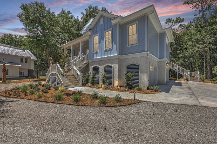 Front exterior of a new home in , Mount Pleasant, SC, highlighting curb appeal (Image 36).