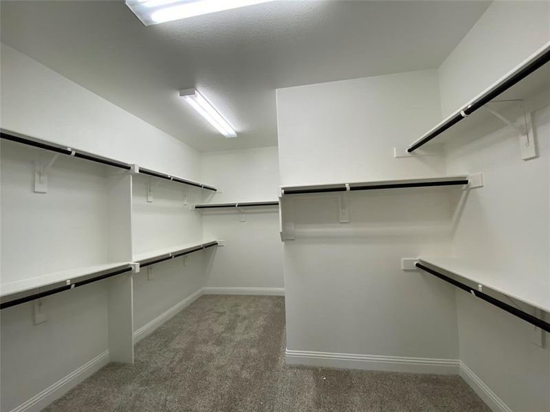 Huge master closet with room for everything and more