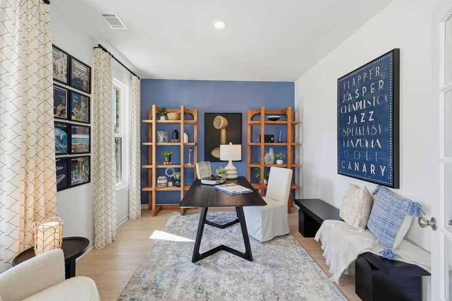 Representative furnished interior of a home built from the Wakehurst by Taylor Morrison in Falls Creek, Flowery Branch (Image 11).