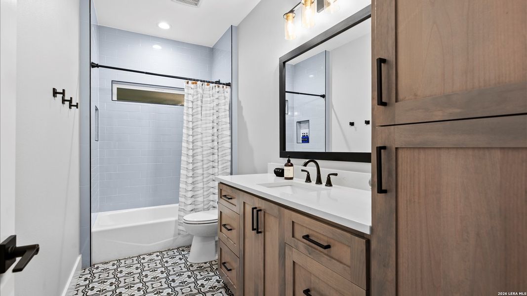 Furnished interior view inside a new home in , New Braunfels (Image 9).
