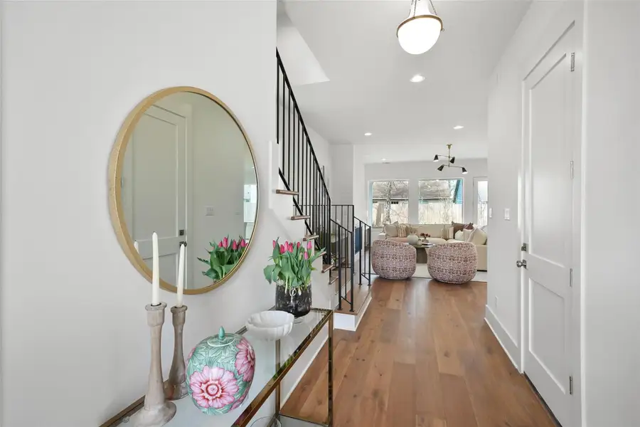 Furnished interior view inside a new home in , Houston (Image 28).
