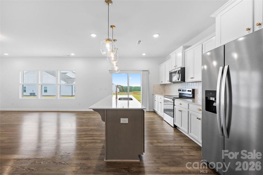 Furnished interior view inside a new home in Morgan Hills, Albemarle (Image 13).