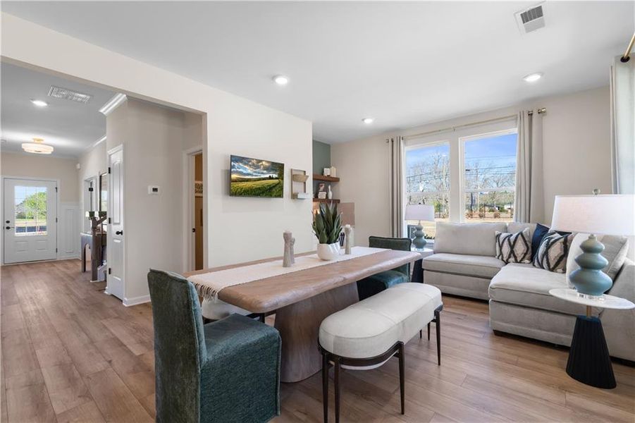 Furnished interior view inside a new home in Trinity Park, McDonough (Image 18).
