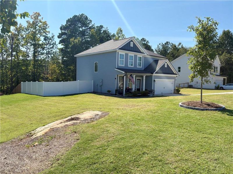 Exterior details and patio area of a home in , Toccoa (Image 34).