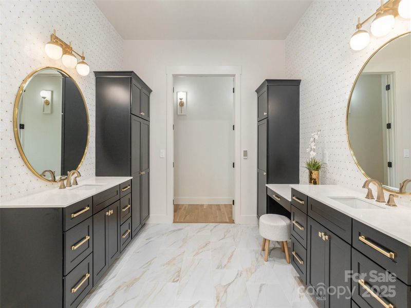 Furnished interior view inside a new home in , Asheville (Image 32).