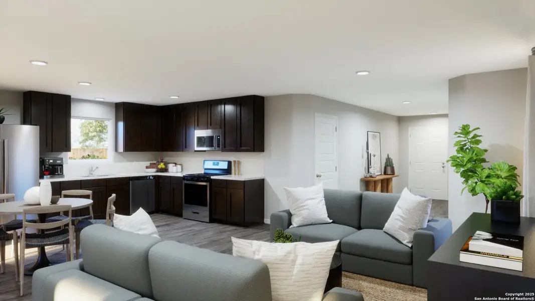 Furnished interior view inside a new home in Applewhite Meadows, San Antonio (Image 8). Furnished interior view inside a new home in Applewhite Meadows, San Antonio (Image 8).