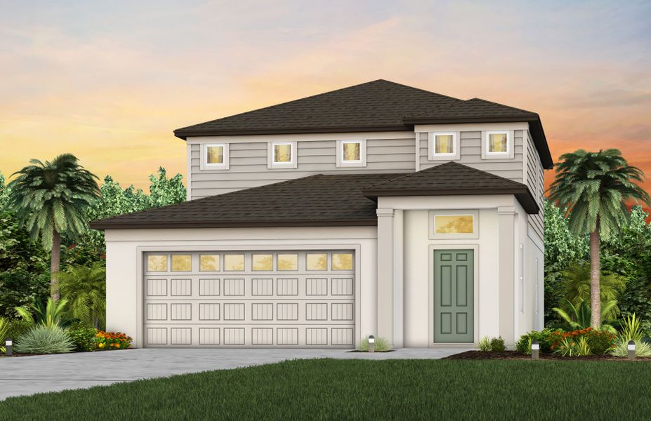 Representative exterior photo of a completed home built from the Pinecrest by Pulte Homes in Seaire, Parrish, FL (Image 24). Representative exterior photo of a completed home built from the Pinecrest by Pulte Homes in Seaire, Parrish, FL (Image 24).