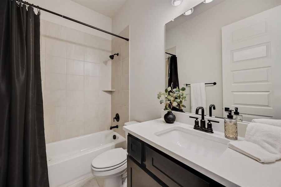 Furnished interior view inside a new home in Monterra - Classics, Fate (Image 8). Furnished interior view inside a new home in Monterra - Classics, Fate (Image 8).