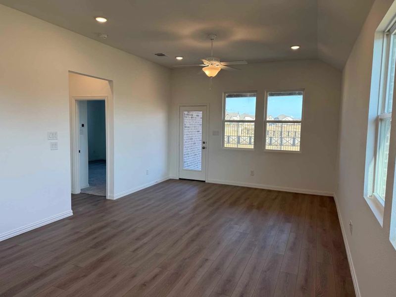 Family Room Construction Progress