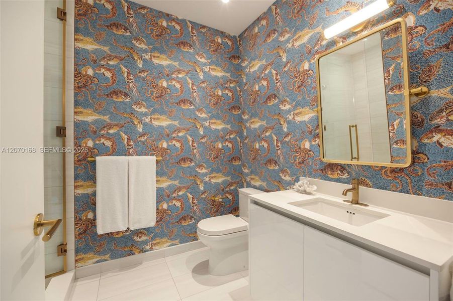 Furnished interior view inside a new home in , Miami (Image 18). Furnished interior view inside a new home in , Miami (Image 18).