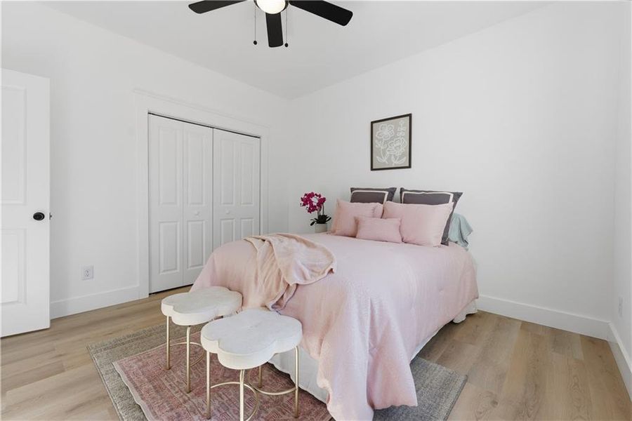Furnished interior view inside a new home in , Cartersville (Image 38).