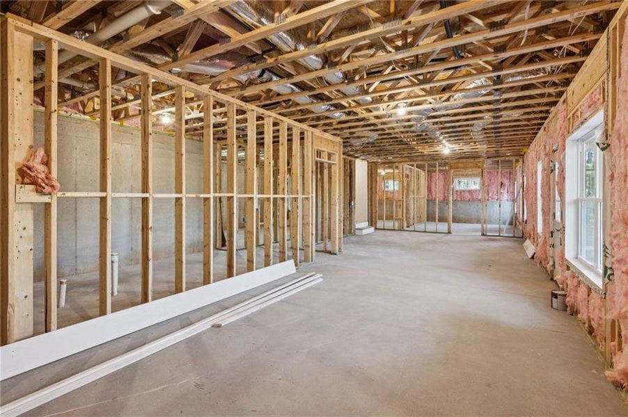 In-progress construction of a new home in , Dawsonville, GA (Image 33).