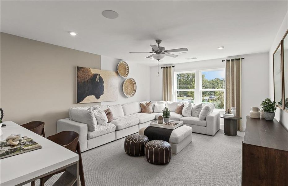 Furnished interior view inside a new home in Anderson Point Estates, McDonough (Image 23). Furnished interior view inside a new home in Anderson Point Estates, McDonough (Image 23).