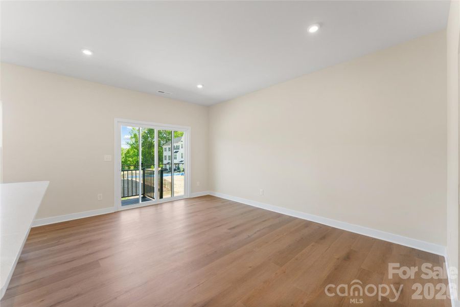 Spacious, unfurnished interior of a new home in Stowe Branch Townhomes, Charlotte (Image 22). Spacious, unfurnished interior of a new home in Stowe Branch Townhomes, Charlotte (Image 22).
