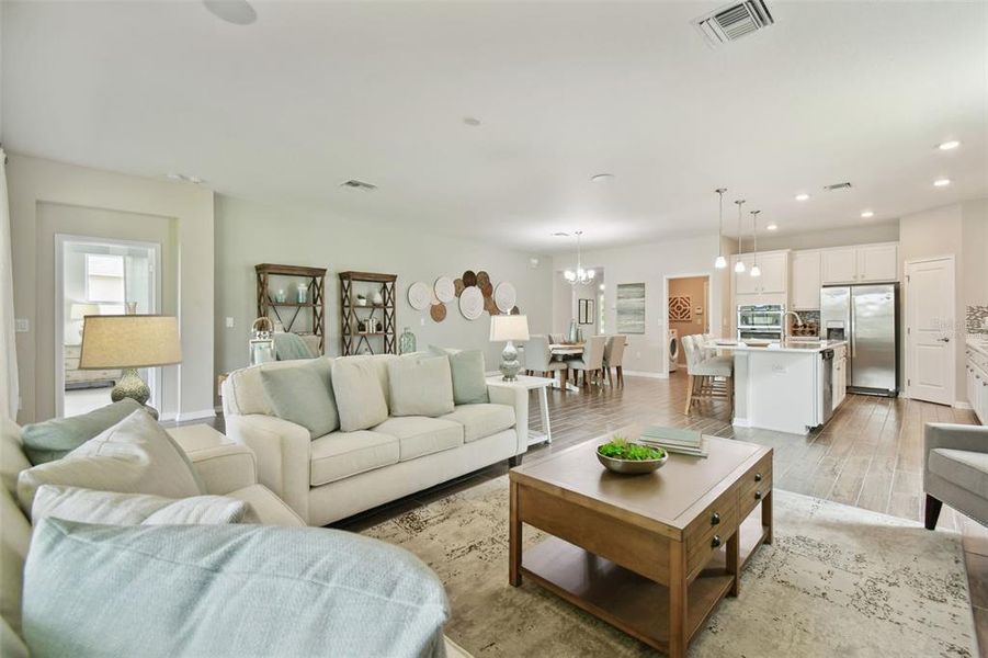 Furnished interior view inside a new home in Cascades at Southern Hills, Brooksville (Image 5).