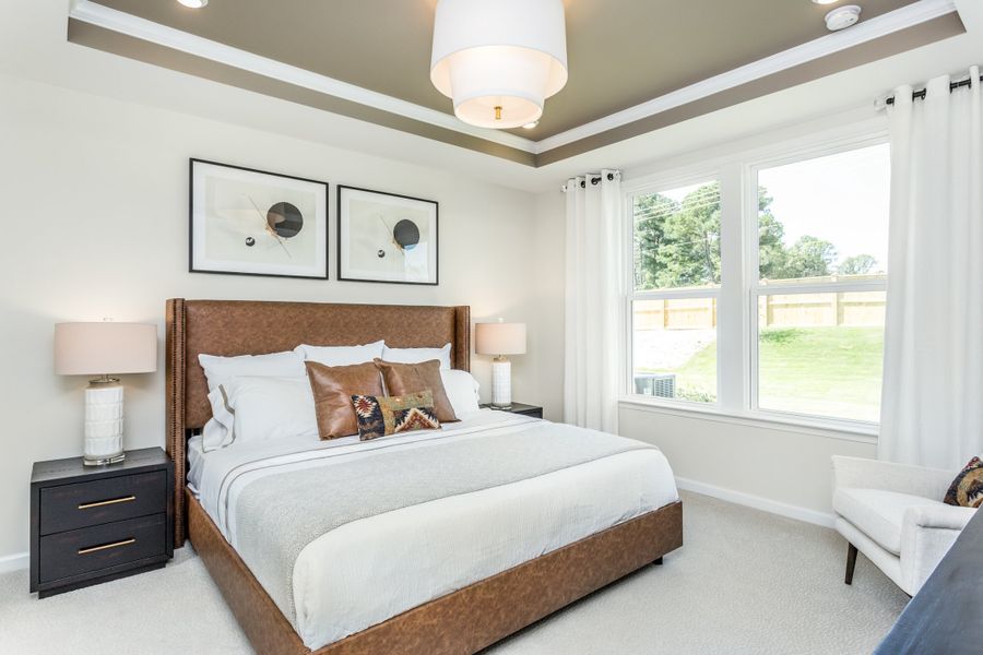 Representative furnished interior of a home built from the Alpine - Passport by Del Webb in Carolina Overlook, Clayton (Image 17). Representative furnished interior of a home built from the Alpine - Passport by Del Webb in Carolina Overlook, Clayton (Image 17).