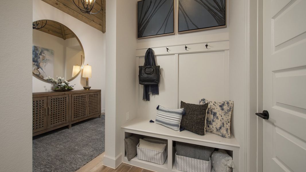 Furnished interior view inside a new home in Marvida 55' - Gated, Cypress (Image 13). Furnished interior view inside a new home in Marvida 55' - Gated, Cypress (Image 13).