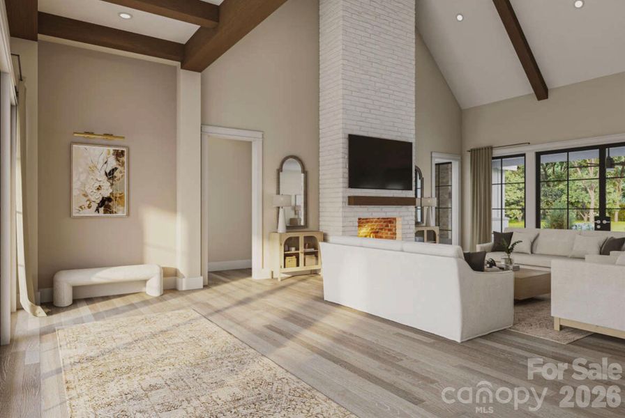 Furnished interior view inside a new home in , Indian Land (Image 10).