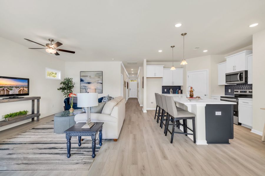 Representative furnished interior of a home built from the Courtney II by Great Southern Homes in Oak Hollow, Longs (Image 17).