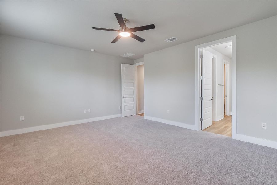 Primary bedroom with ensuite bath Primary bedroom with ensuite bath