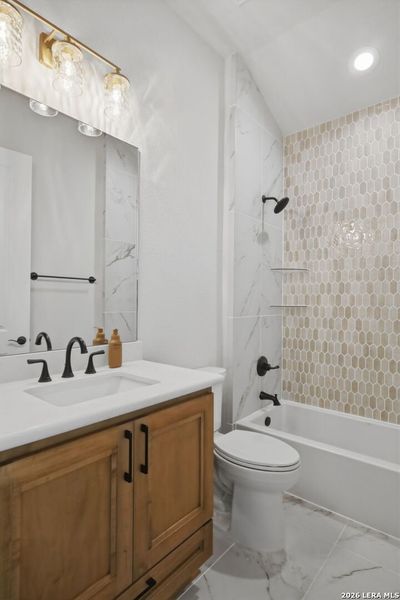 Furnished interior view inside a new home in The Summit, San Antonio (Image 13).