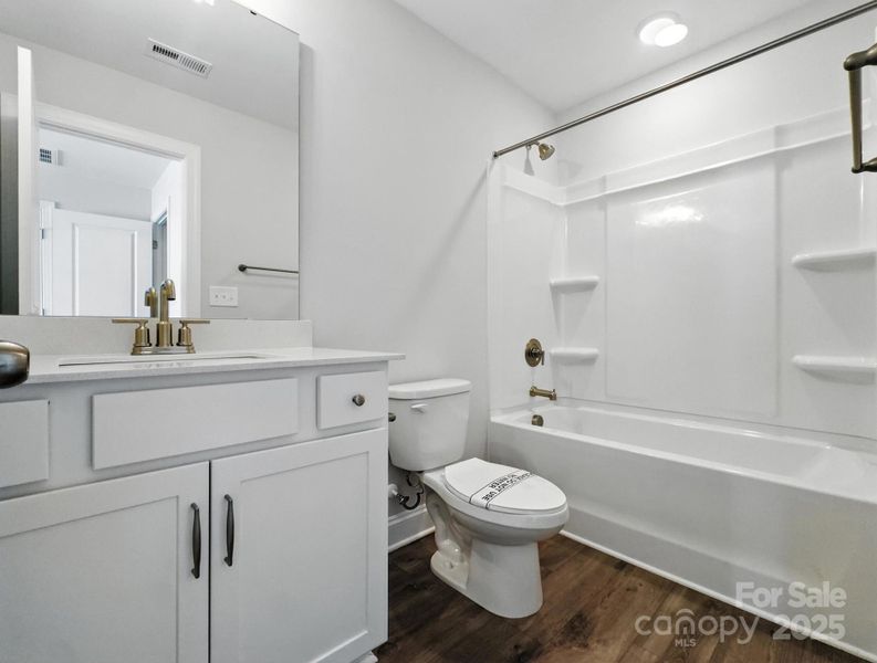 Furnished interior view inside a new home in Hampton Woods, Charlotte (Image 15).