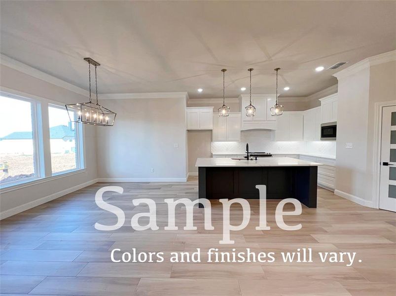 Furnished interior view inside a new home in , Abilene (Image 4).