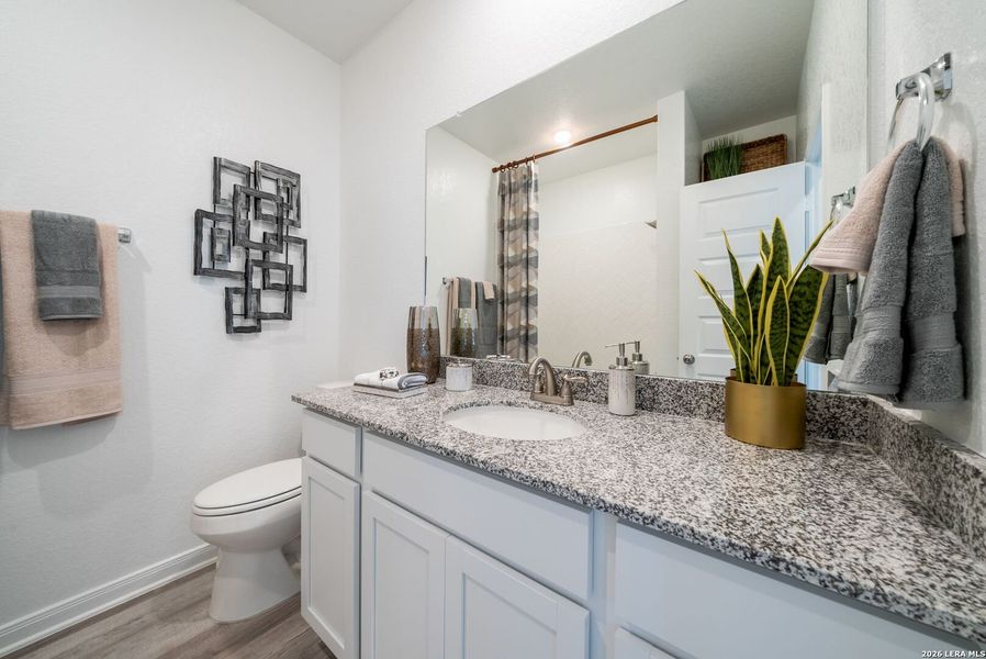 Furnished interior view inside a new home in Alamo Estates, San Antonio (Image 19).