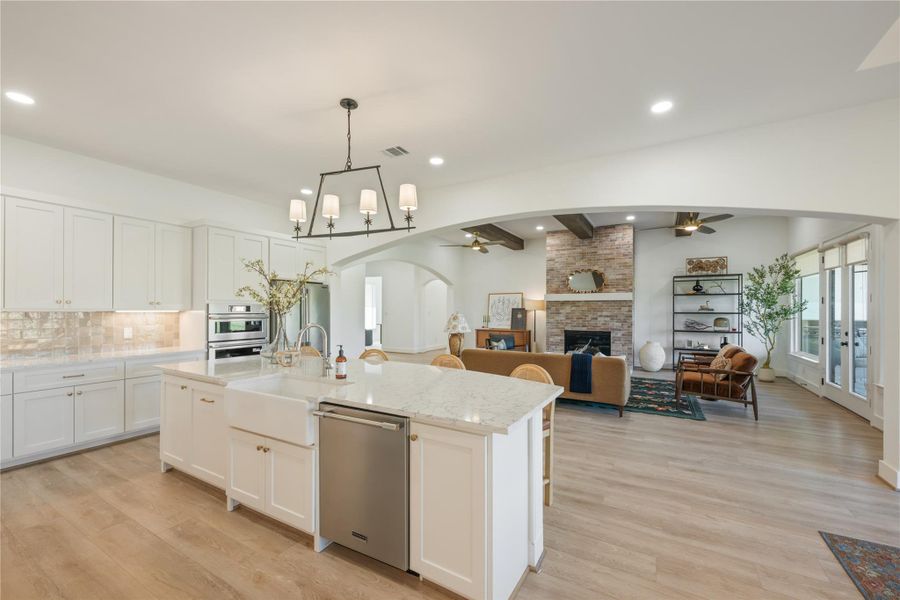Furnished interior view inside a new home in , Smithville (Image 6).
