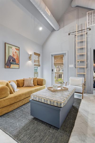 Furnished interior view inside a new home in , Galveston (Image 17).