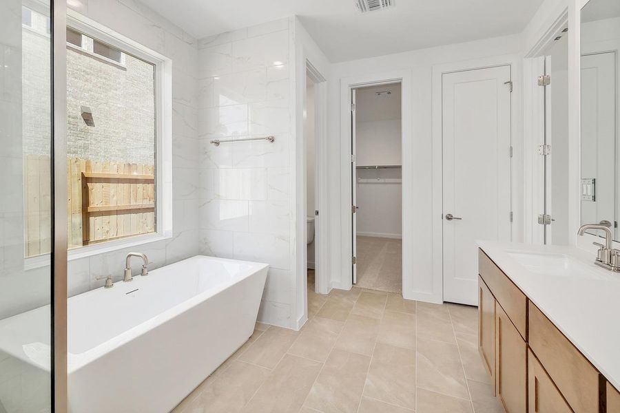 Furnished interior view inside a new home in Lariat, Liberty Hill (Image 6).