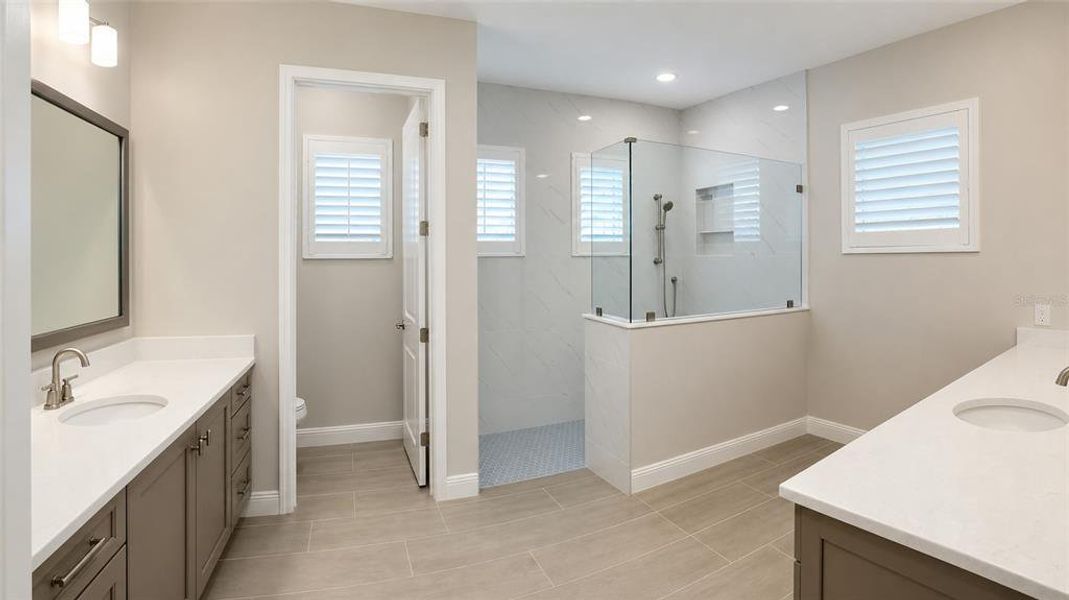 Furnished interior view inside a new home in Shellstone at Waterside, Sarasota (Image 44). Furnished interior view inside a new home in Shellstone at Waterside, Sarasota (Image 44).