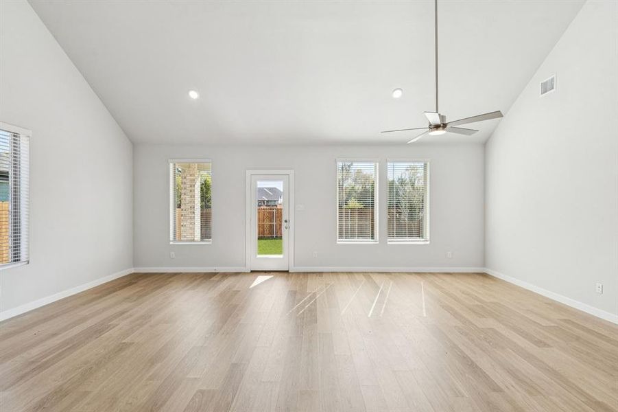 Living and Dining Rooms in the Winters home plan by Trophy Signature Homes – REPRESENTATIVE PHOTO