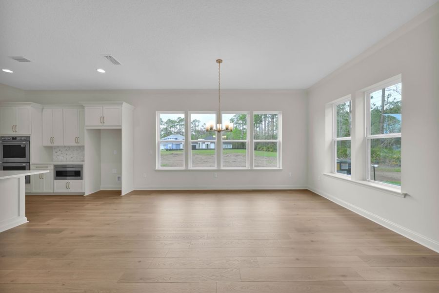 Representative unfurnished interior of a home built from the Hudson II by Riverside Homes in Hidden Creek at SilverLeaf 70' Series, St. Augustine (Image 35).