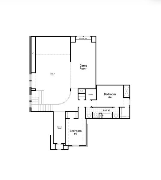 2D floor plan layout for the Stanley Plan by Highland Homes in Mont Blanc, Schertz, TX (Image 34). 2D floor plan layout for the Stanley Plan by Highland Homes in Mont Blanc, Schertz, TX (Image 34).