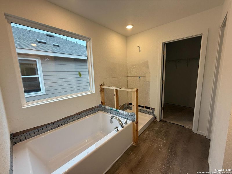 Furnished interior view inside a new home in Meadows at Hennersby Hollow 40's, San Antonio (Image 8).