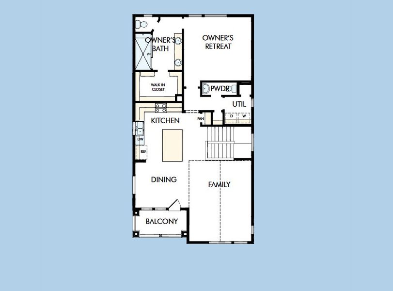 2D floor plan layout for the The Camilla by David Weekley Homes in Baseline Peaks Collection, Westminster, CO (Image 4). 2D floor plan layout for the The Camilla by David Weekley Homes in Baseline Peaks Collection, Westminster, CO (Image 4).