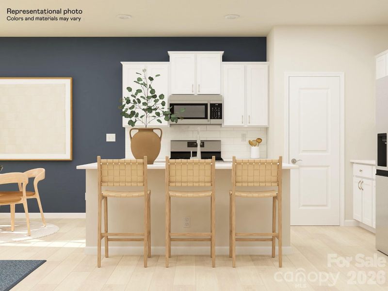 Furnished interior view inside a new home in Cannon Village, York (Image 9).