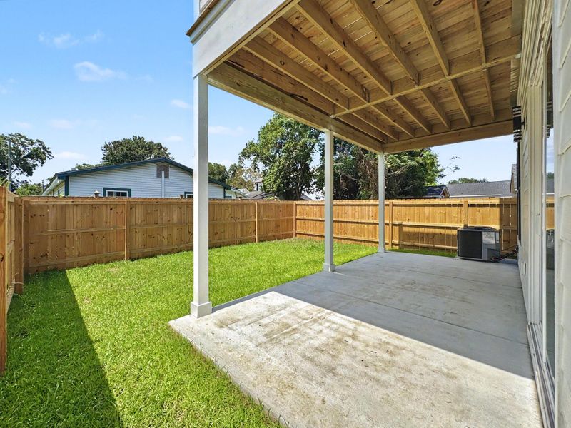 Exterior details and patio area of a home in , North Charleston (Image 34). Exterior details and patio area of a home in , North Charleston (Image 34).