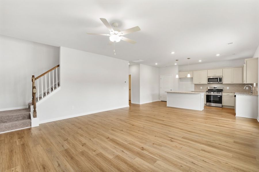 Spacious, unfurnished interior of a new home in Mayfair Village, Spartanburg (Image 14). Spacious, unfurnished interior of a new home in Mayfair Village, Spartanburg (Image 14).