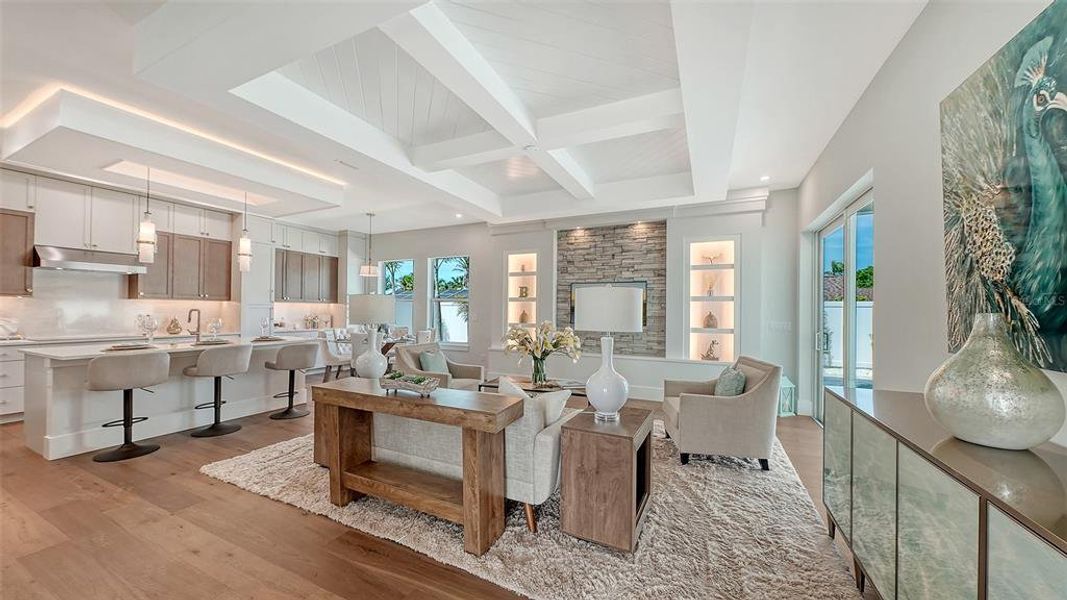 Furnished interior view inside a new home in , Bradenton (Image 8).
