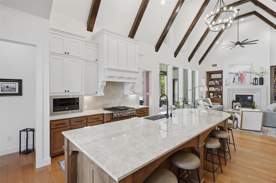 Furnished interior view inside a new home in Trinity Falls: 70ft. lots, McKinney (Image 15).