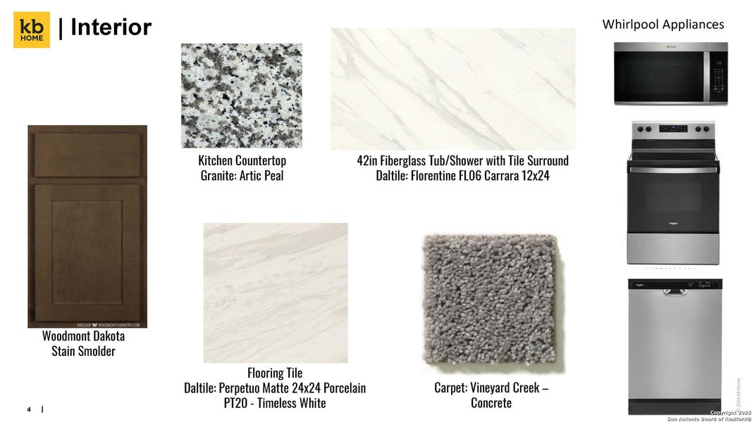 Sample of building materials used in homes in Knox Ridge, Converse (Image 5). Sample of building materials used in homes in Knox Ridge, Converse (Image 5).