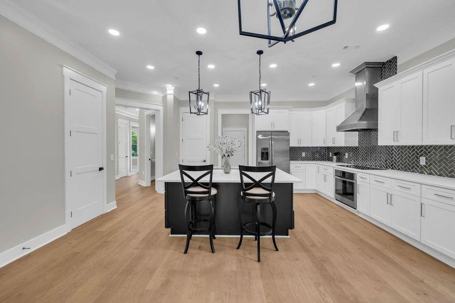 Furnished interior view inside a new home in , Marietta (Image 6).