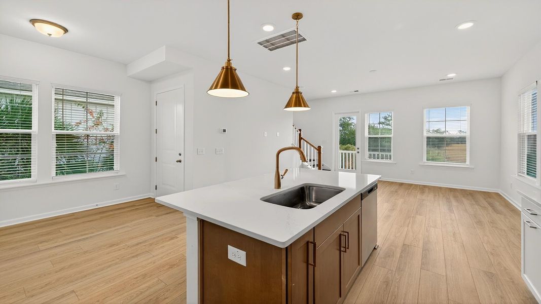 Furnished interior view inside a new home in Park Circle Single Family Homes, North Charleston (Image 8).