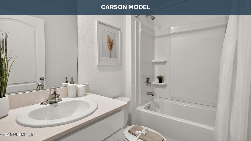 Furnished interior view inside a new home in Hansen Creek, Jacksonville (Image 12).