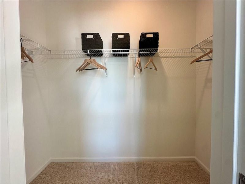 Owners Walk In Closet *Images shown are from a decorated model of the same floor plan. Design selections and color packages will vary by home.*