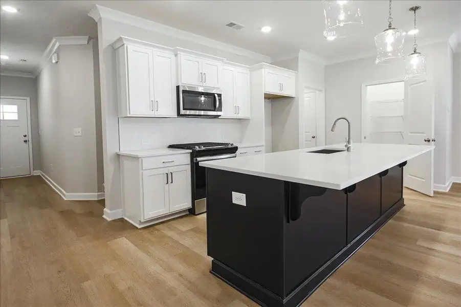 Furnished interior view inside a new home in River Walk Place, Lawrenceville (Image 7). Furnished interior view inside a new home in River Walk Place, Lawrenceville (Image 7).